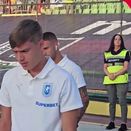 Oltenii au inspectat gazonul stadionului din Sarajevo + Rădoi, mesaj pentru Grigore Turda, fundașul bosniacilor, cu ocazia zilei lui de naștere