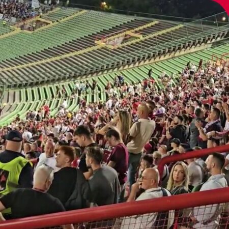 FK Sarajevo – Craiova: Atmosferă deosebită creată de suporterii gazdelor, cu Oltenii susținuți de sute de fani în Bosnia.