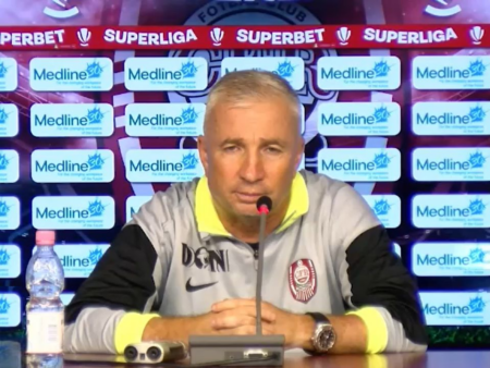 Dan Petrescu aduce vești îngrijorătoare pentru CFR Cluj! Louis Munteanu s-a accidentat: „A pățit ceva!”