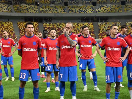 Cele mai emoționante momente după FCSB – Shkendija 1-2. Jucătorii campioanei, în lacrimi după eliminare.