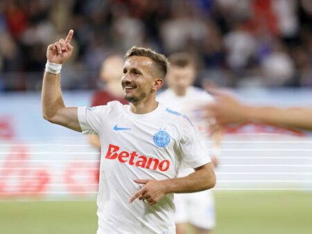 Gol splendid marcat de FCSB » Ștefănescu a intrat la pauză și a înscris cu un voleu în vinclu