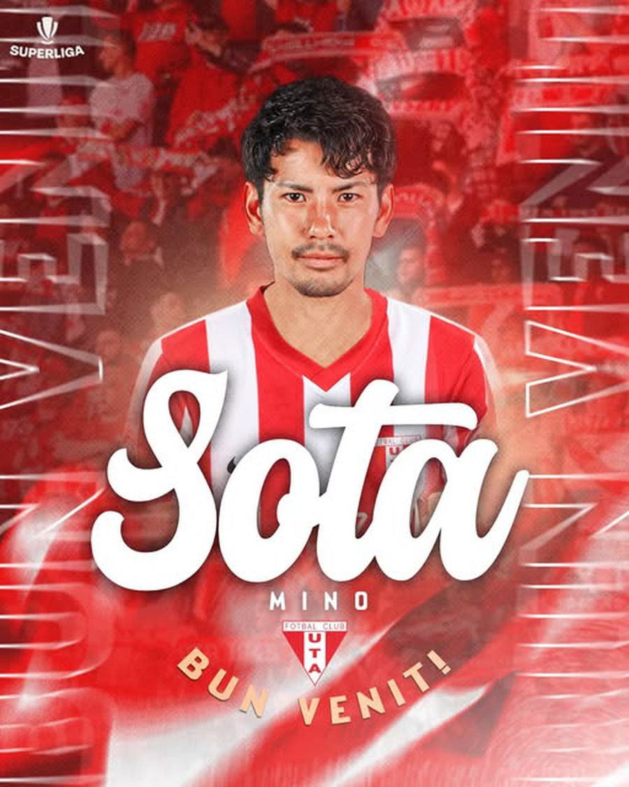Mino Sota a semnat cu UTA Arad Mino Sota a semnat în Superliga!