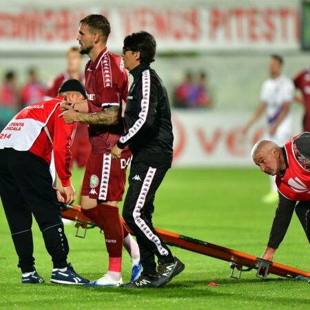 „Durerea a fost insuportabilă!” » Elvir Koljic a căzut pe teren după o intrare brutală și a spus totul după meci: „Am plăcuța în picior!”