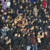 Steagul Ungariei în suportul CFR Cluj