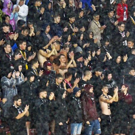 Steagul Ungariei în suportul CFR Cluj