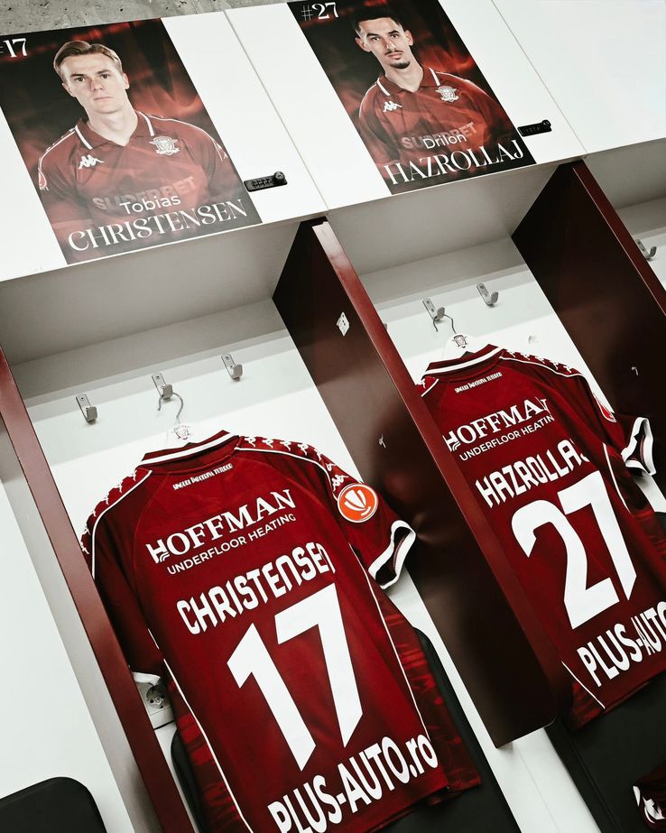 Echipemente Rapid la meciul cu CFR Cluj