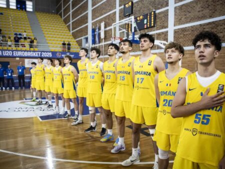 România a rămas în prima divizie a Campionatului European U20 de baschet » Președintele FRB îl laudă pe căpitanul echipei naționale