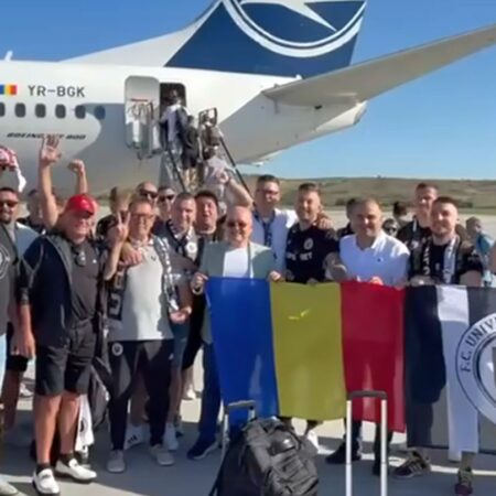 Primarul Emil Boc și alți politicieni din Cluj-Napoca s-au deplasat la Erevan împreună cu U Cluj.