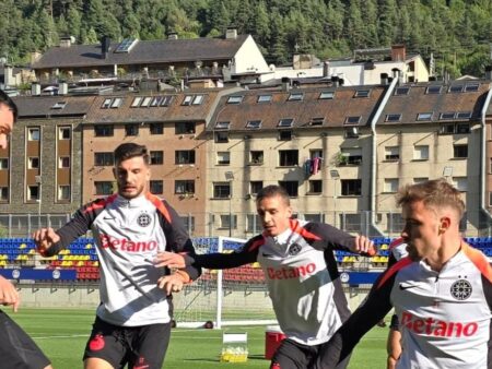 FCSB, pregătiri în umbra munților înainte de confruntarea cu Inter Club d’Escaldes