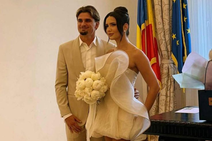 Răzvan Marin s-a căsătorit cu Crina » Ianis și Elena Hagi, printre invitații de onoare.