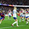 Anglia a surprins și a învins Spania în finala Campionatului European de fotbal feminin! Balonul de Aur a ratat lovitura de penalty decisivă.