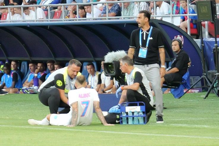 Denis Alibec s-a accidentat în Supercupa României