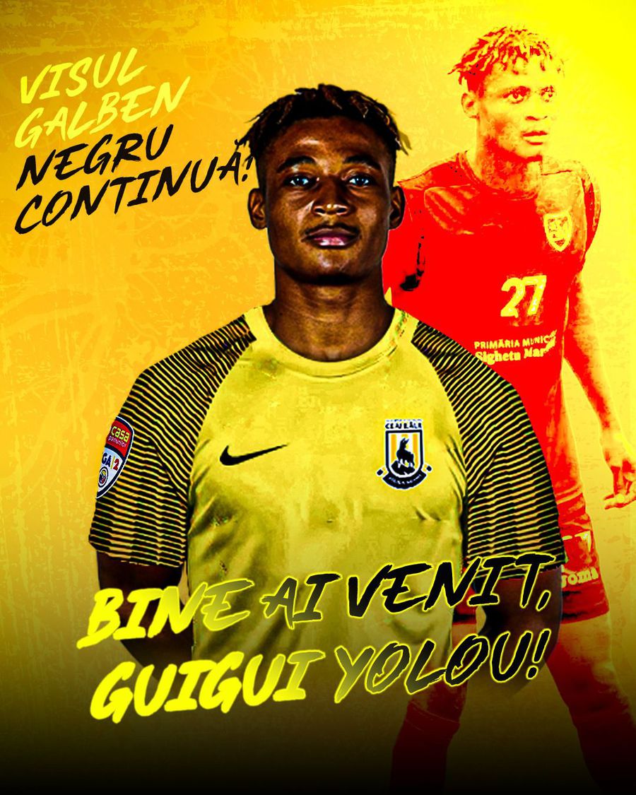 Guigui Yolou, un an împrumut de la CFR Cluj. CFR Cluj a cedat un jucător alte echipe din România