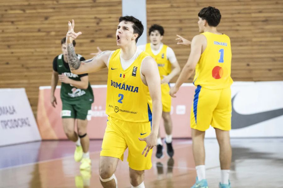 Tudor Șomăcescu, căpitanul echipei România s-a menținut în prima divizie a Campionatului European U20 de baschet.