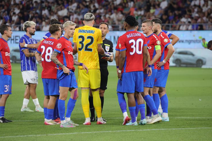 Ștefan Târnovanu, cartonaș roșu în FCSB - Farul.