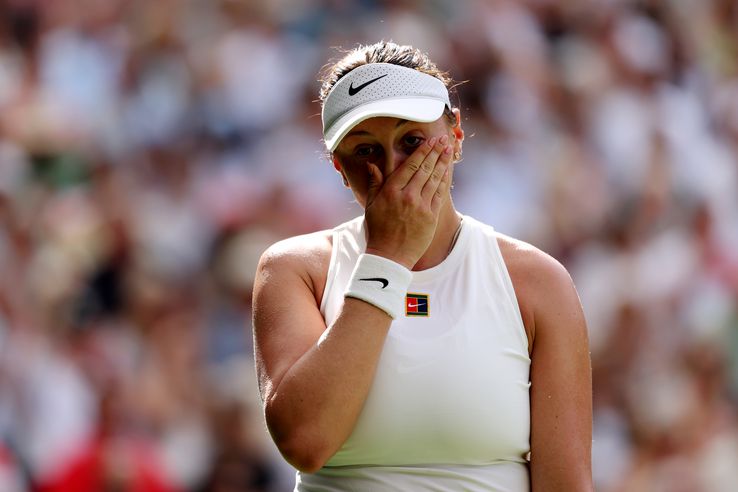 Amanda Anisimova, în lacrimi la finala Wimbledon