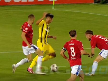 Decizie contestată în Oțelul – Dinamo: „câinii” nu au primit un penalty la 0-0? „E fault!”