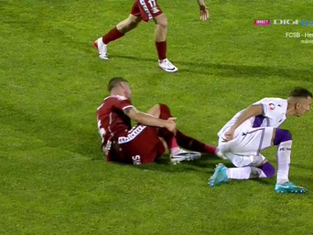 Probleme majore pentru Gâlcă! A suferit o accidentare jucătorul cheie de la Rapid.