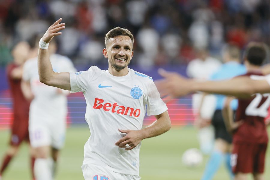 Marius Ștefănescu în acțiune Încă un jucător OUT de la FCSB