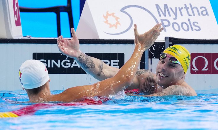 David Popovici și Kyle Chalmers