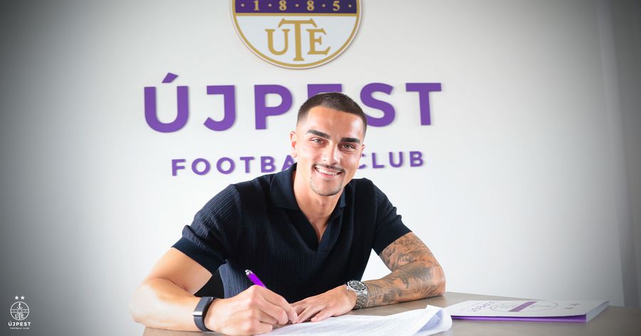 Tiago Goncalves a fost transferat la Ujpest. FOTO: ujpestfc.hu Tiago Goncalves a fost vândut la Ujpest: „Îți mulțumim pentru tot!”