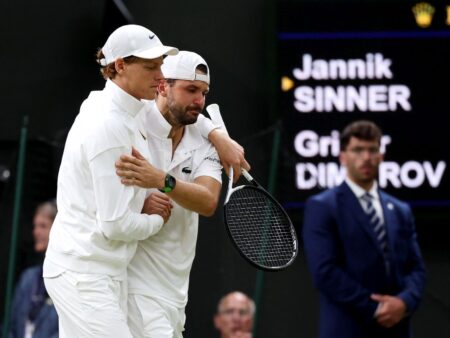 Ghinion uriaș pentru Grigor Dimitrov! A condus cu 2-0 la seturi liderul mondial, dar a fost nevoit să se retragă.