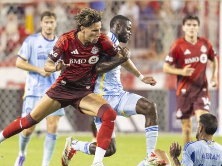 Theo Corbeanu, fotbalist cu experiență în Premier League și La Liga, a strălucit în MLS pentru Toronto FC! Adversara a avut 67% posesie, dar fără rezultat.