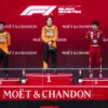 Reacțiile piloților de pe podium după finalul Marelui Premiu al Belgiei