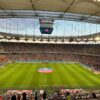 Stadionul a fost plin! Fanii FCSB au invadat Arena Națională pentru meciul de retur cu Shkendija.