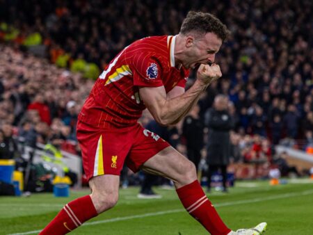 Diogo Jota și performanțele sale remarcabile la Liverpool: debut în Premier League, golul 10.000 al ”cormoranilor” și o execuție fabuloasă cu călcâiul!