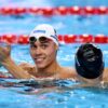 Gestul lui David Popovici față de americanul Alexy, la câteva secunde după calificarea în finala de la 100 m liber