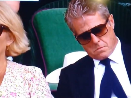 Novak Djokovic l-a adormit pe Hugh Grant la Wimbledon: imagini din tribuna regală a Terenului Central.