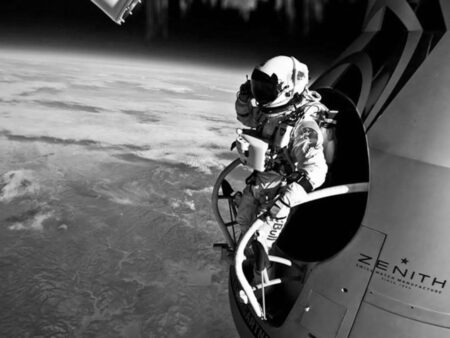 Saltul istoric al lui Felix Baumgartner din 2012: aproape 39 de kilometri în cădere liberă