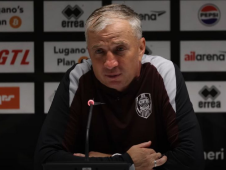 Dan Petrescu a comentat după meciul Lugano – CFR Cluj 0-0: „A fost ghinion pentru noi”