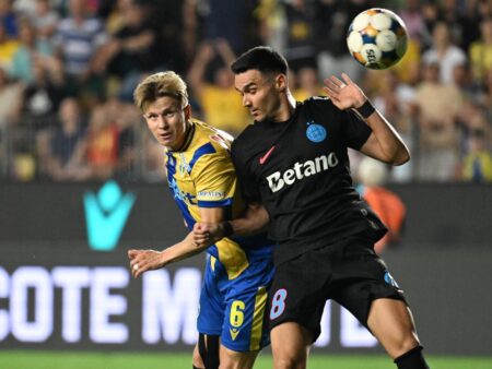 FCSB s-a prezentat înainte de meciul cu Shkendija, iar macedonenii au reacționat.
