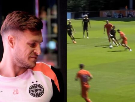 Dennis Politic a înscris primul său gol pentru FCSB! Execuție splendidă a jucătorului transferat de la Dinamo.