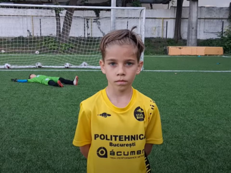Drăgan Dominic, micuțul titan pasionat de fotbal