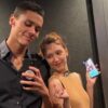 Iubita lui David Popovici, simbol al fericirii: cum a fost surprinsă în tribune la Singapore.