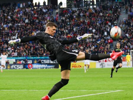 Câte intervenții a avut Târnovanu în înfrângerea rușinoasă a Inter d’Escaldes – FCSB 2-1: cum ar fi putut arăta dezastrul campioanei României!