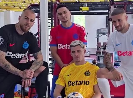 Alibec, Șut, Bîrligea și Târnovanu, stiluri deosebite! FCSB și-a lansat noul echipament
