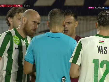 Nebunie totală! Ungurii, înfierbântați la meciul cu CFR Cluj: ”Nu se poate așa ceva!”
