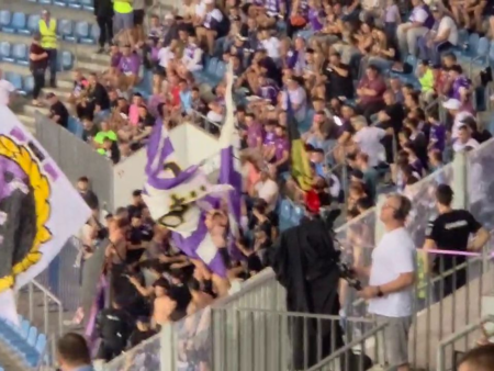 Tensiuni în galeria FC Argeș de pe „Oblemenco”: Conflict între suporteri, jandarmii au intervenit.