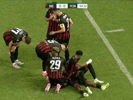 Uimitor! Cum a marcat Shkendija în poarta FCSB: Crețu fără soluții