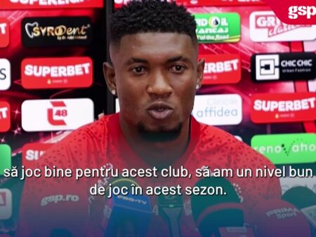 Kennedy Boateng, viitor incert la Dinamo: „Mai am 9-10 luni de contract”