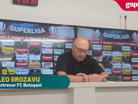 Rapid – FC Botoșani 2-1 » Leo Grozavu, după meciul de astăzi: „E dificil să joci în Giulești”