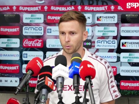 Rapid – FC Botoșani 2-1 » Răzvan Onea: „Am decis să nu risc după accidentare”