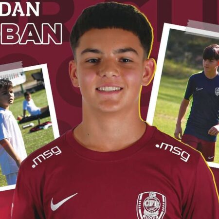 Fiul lui Ovidiu Hoban a încheiat primul său contract de profesionist cu CFR Cluj