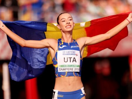Ștefania Uță, campioană europeană U20 la 400 de metri garduri și stabilitoare a recordului competiției!