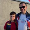 Tată și fiu, susținători ai FCSB-ului din Padova