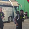Drita – FCSB: Autocarul echipei vizitatoare a sosit la stadionul din Priștina.